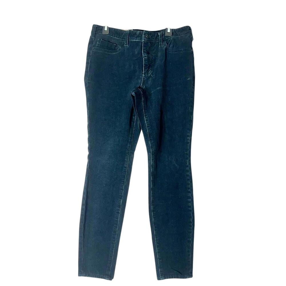 Pilcro Anthropologie Dark Navy Corduroy Pants Size 28